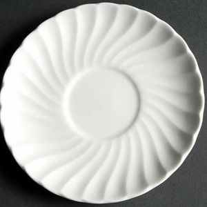 4 - Johnson Bros made in England Snowhite Regency Saucer